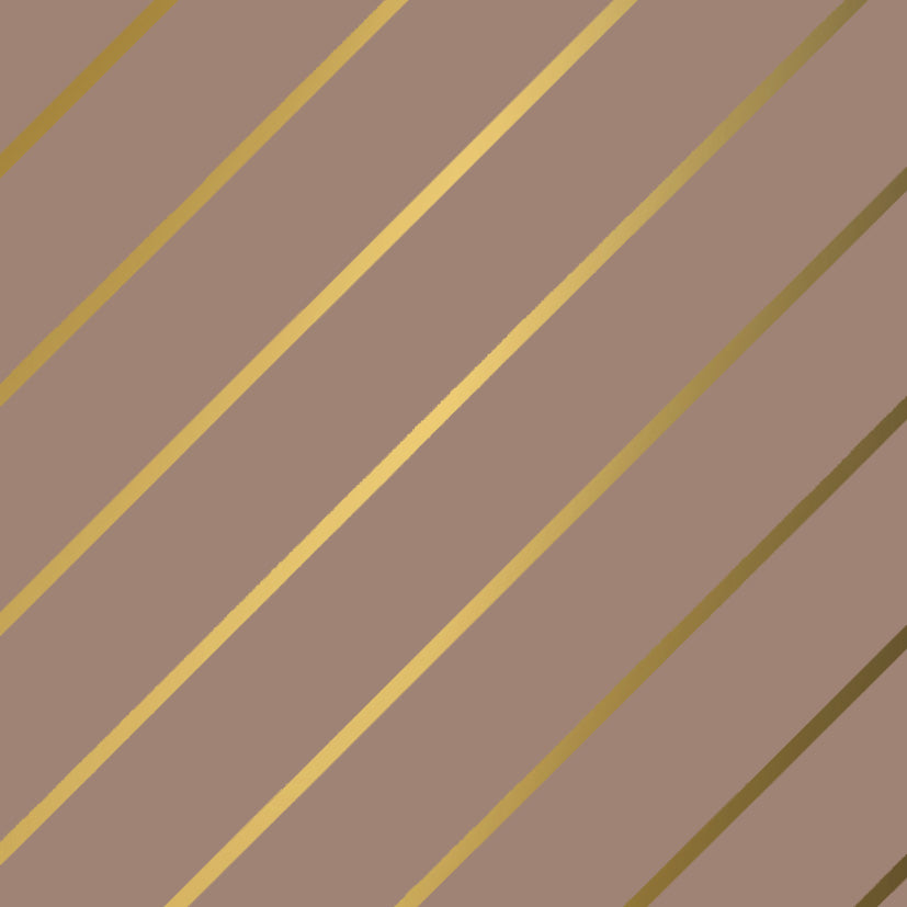 Cadeaupapier stripes - rosé/goud 70cm