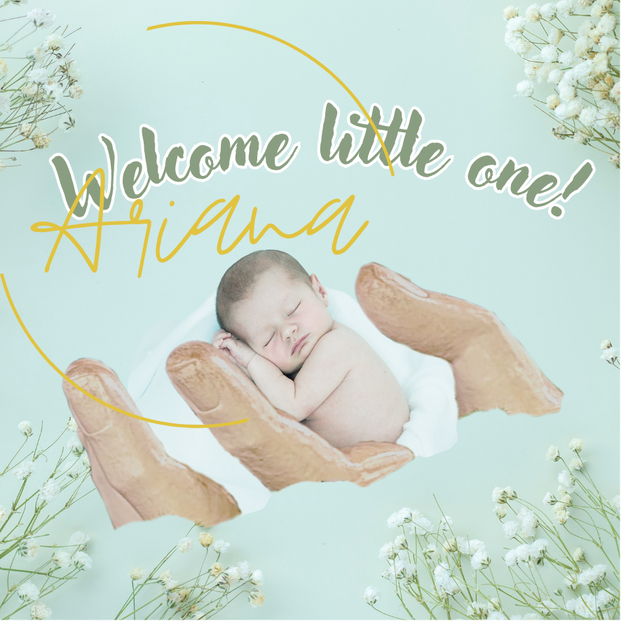 Gift card Welcome little one