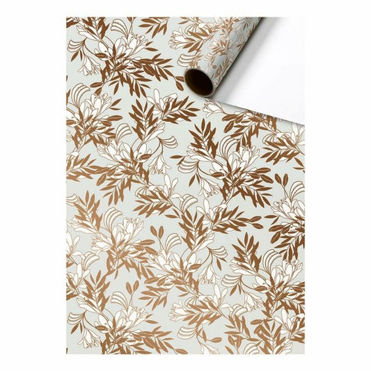 Gift wrapping paper branches beige 70cm