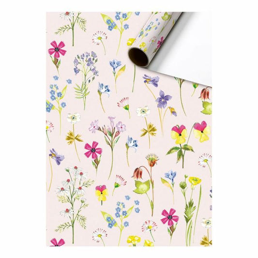 Gift wrapping paper spring flowers 70cm