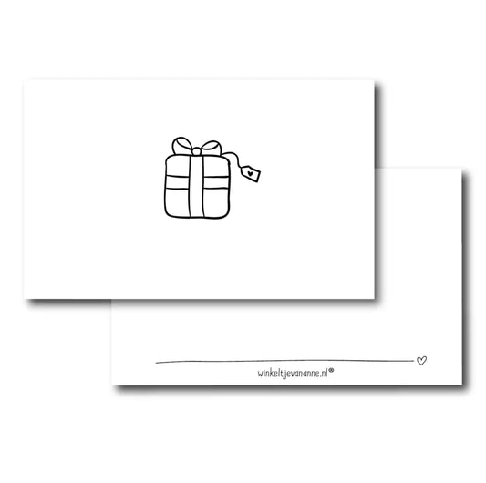 Gift card - Gift with heart