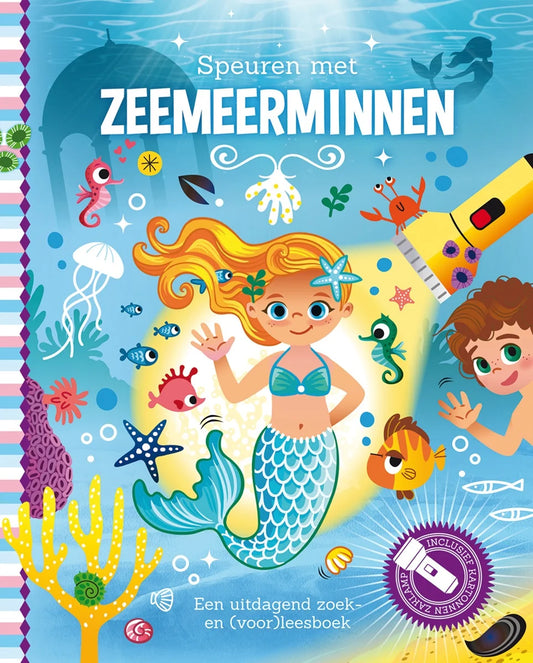 Zaklamp boek: Speuren naar zeemeerminnen