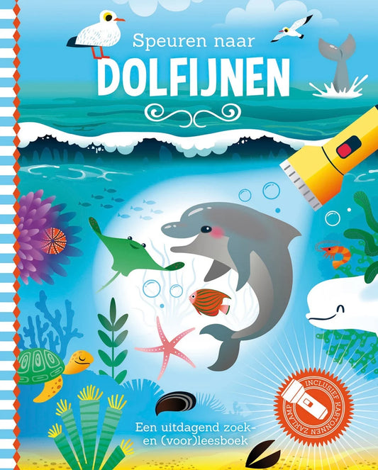 Taschenlampenbuch: Auf der Suche nach Delfinen