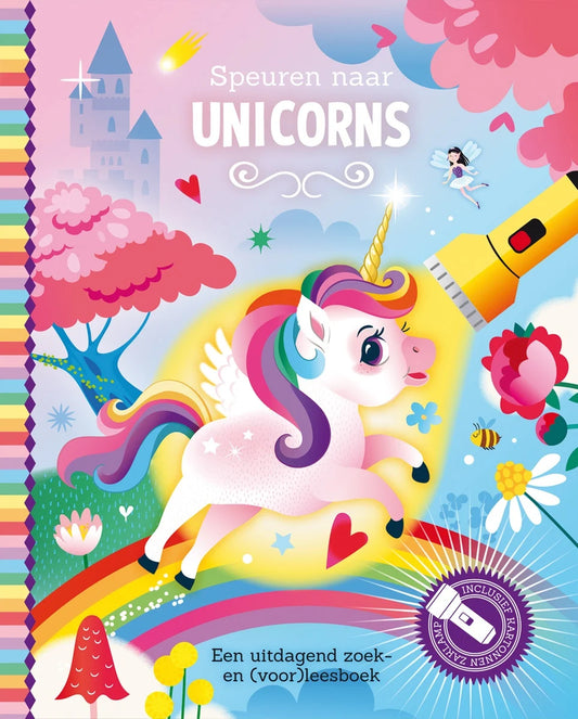 Zaklamp boek: Speuren naar unicorns