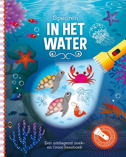 Zaklamp boek: Speuren in het water