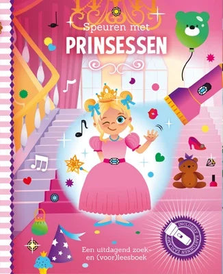 Zaklamp boek: Speuren met prinsessen