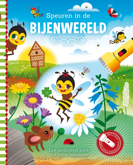 Taschenlampenbuch: Auf der Suche in der Bienenwelt