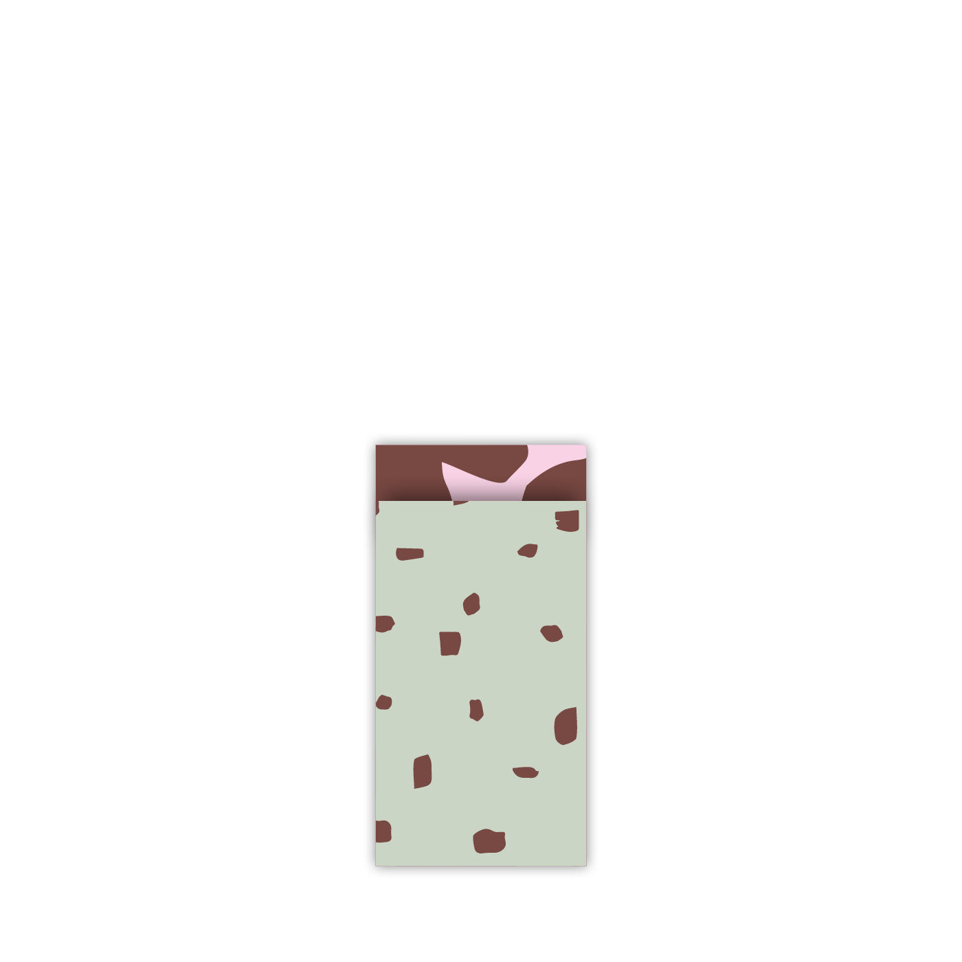 Cadeauzakjes - Minimal dots mint/purple - S