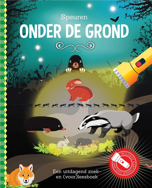 Zaklamp boek: Speuren onder de grond