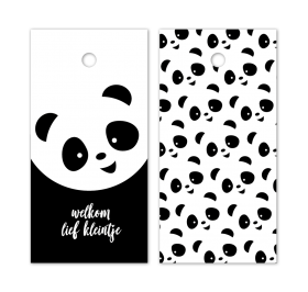 Label Panda Welkom Lief Kleintje