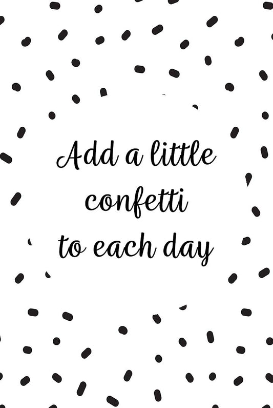 Gift card FG - add a little confetti to each day