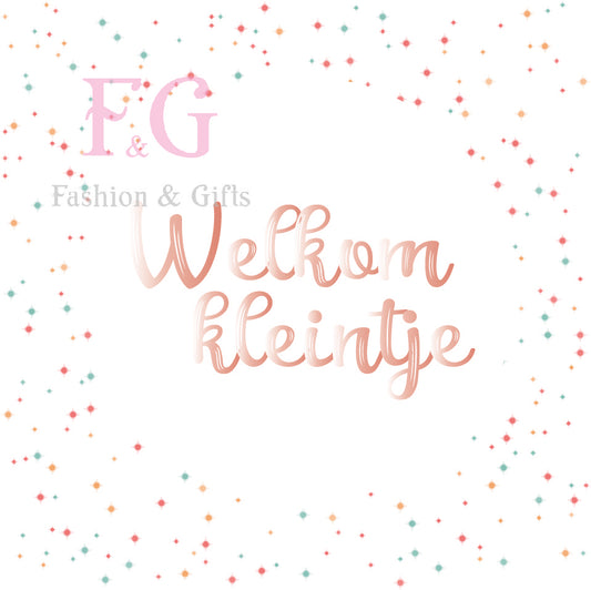 Cadeaukaartje - Welkom kleintje FG