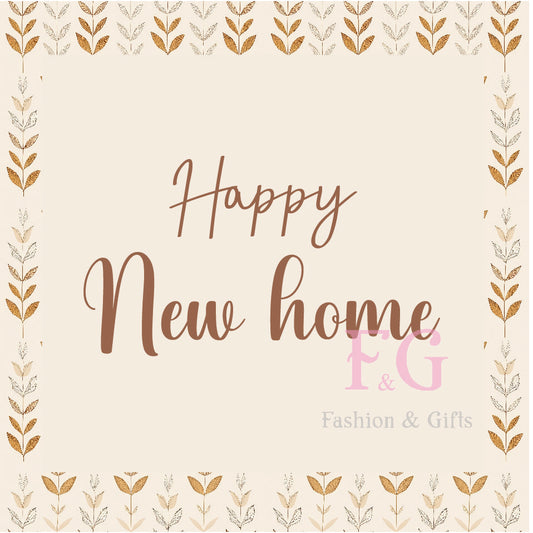 Gift card FG - Happy new home