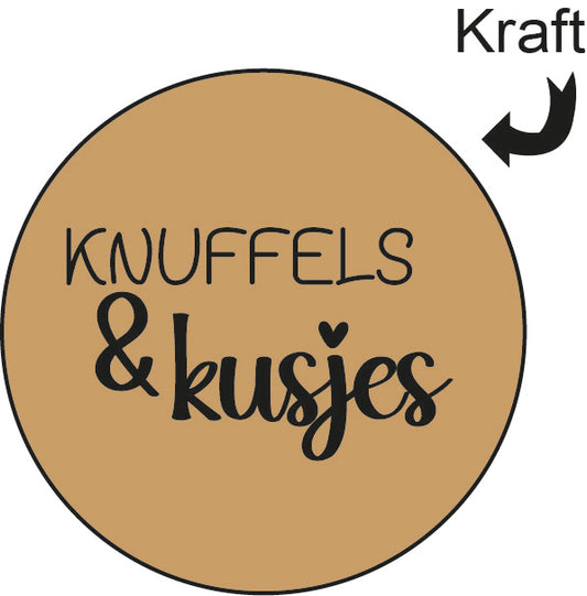 Stickers knuffels en kusjes kraft