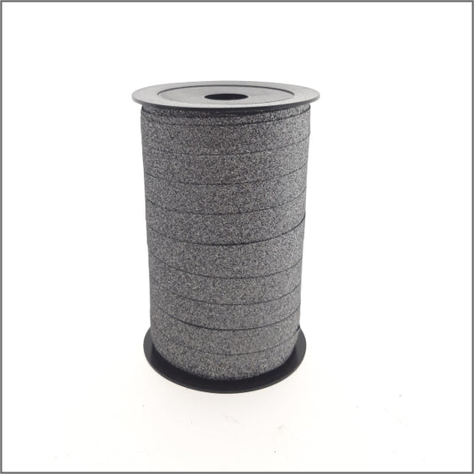 Curling ribbon glitter anthracite