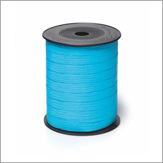 Curling ribbon paperlook light blue